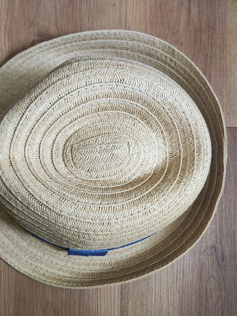 Straw Trilby Hat (Khaki, M/L) classic tan